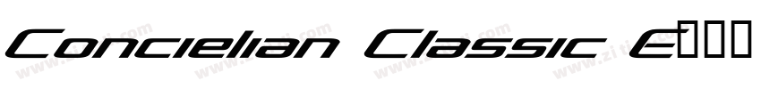 Concielian Classic C字体转换